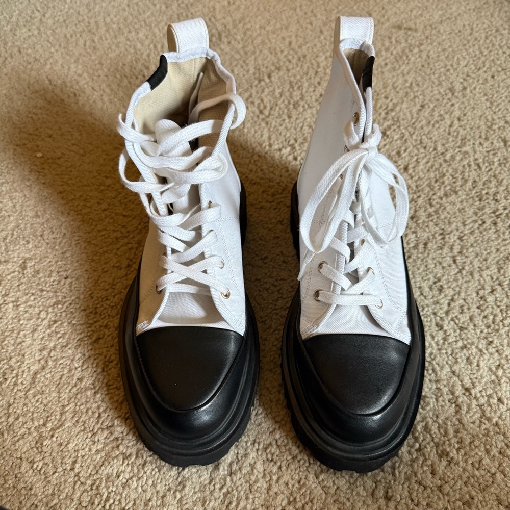 NWOB Allsaints Myla Combat Boots Size 38 - Picture 3 of 6